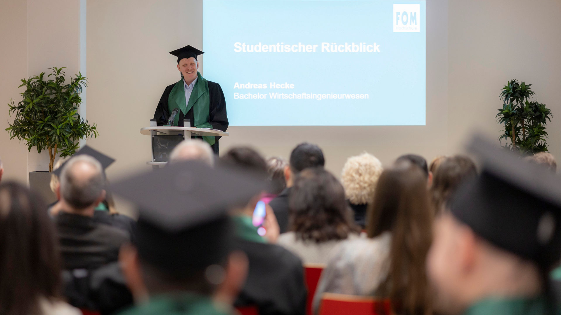 Studentischer Rückblick Absolventenverabschiedung