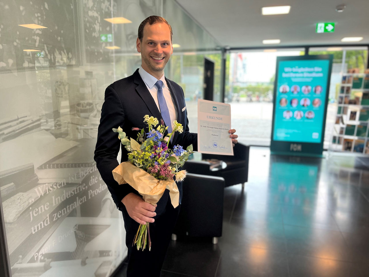 Dr. Christoph T. Baltin wurde zum Professor an der FOM in Köln ernannt