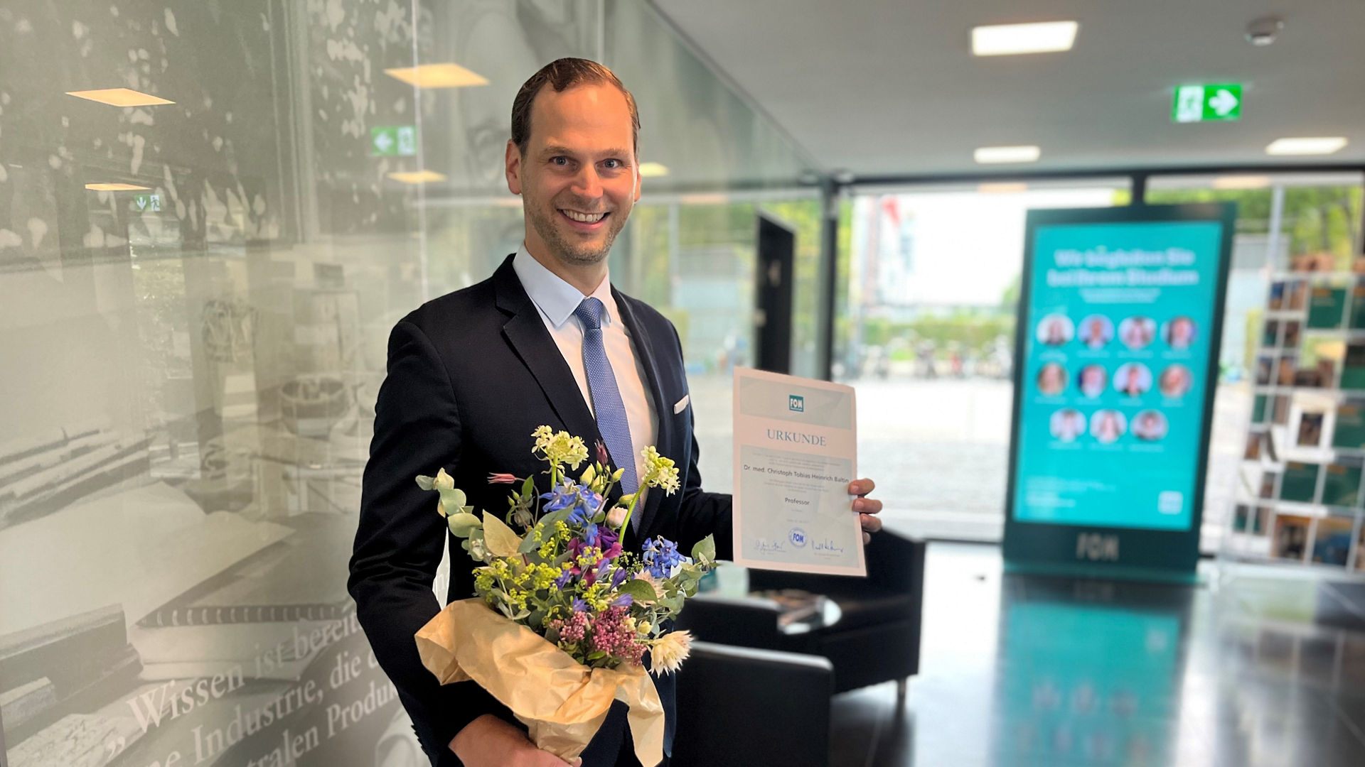 Dr. Christoph T. Baltin wurde zum Professor an der FOM in Köln ernannt