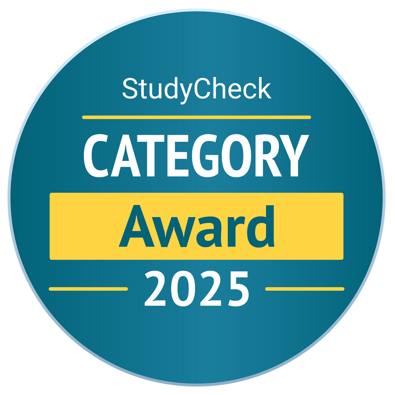 StudyCheck Category Award 2025