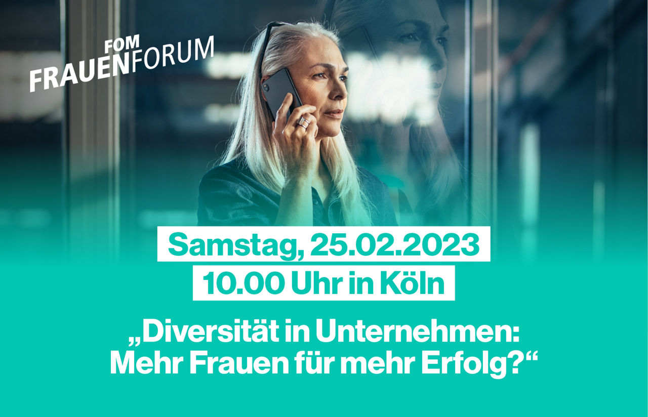 Beim diesjährigen FOM Frauen-Forum Köln haben Teilnehmende wieder die Möglichkeit zum Netzwerken.