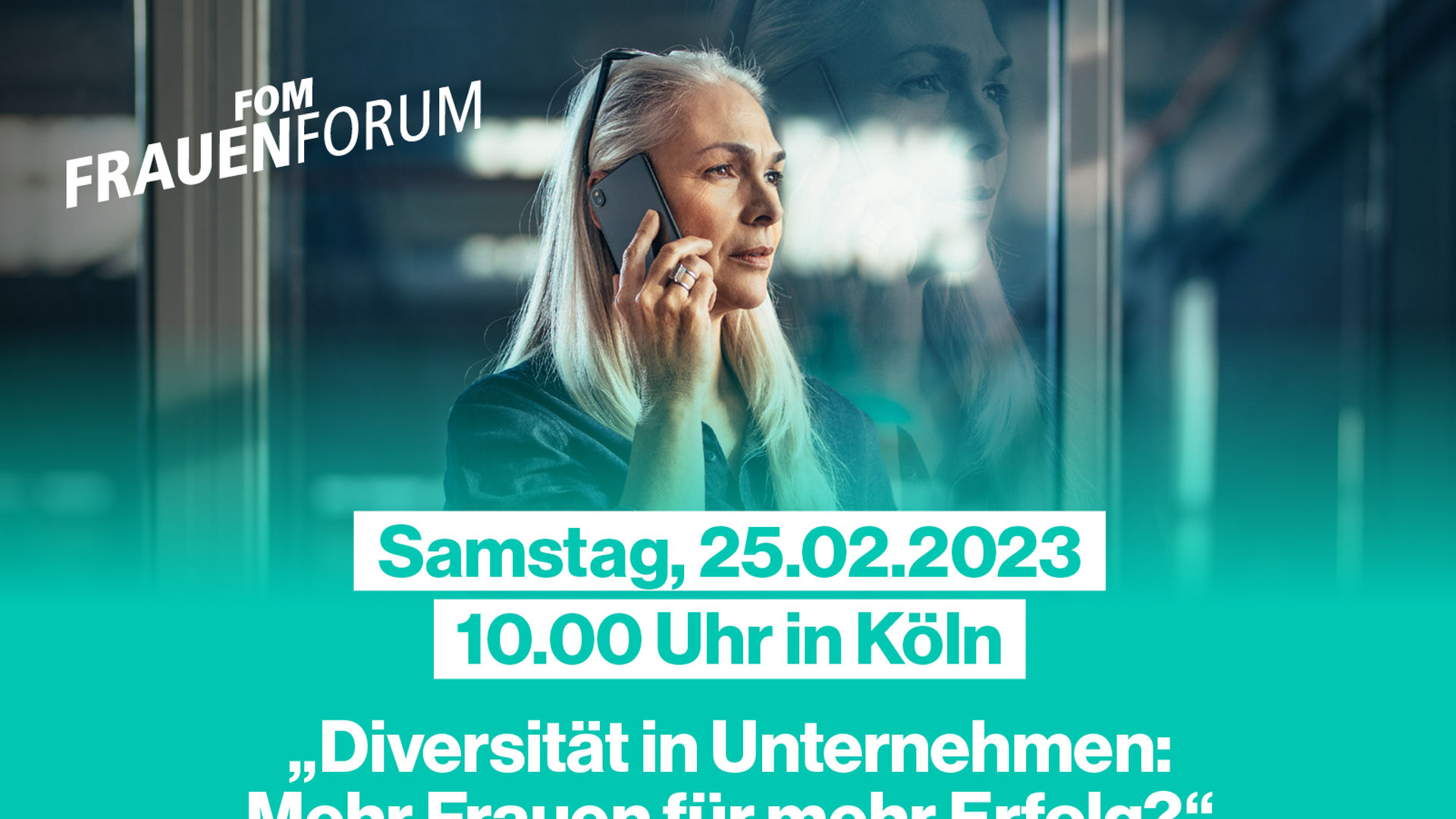 Beim diesjährigen FOM Frauen-Forum Köln haben Teilnehmende wieder die Möglichkeit zum Netzwerken.