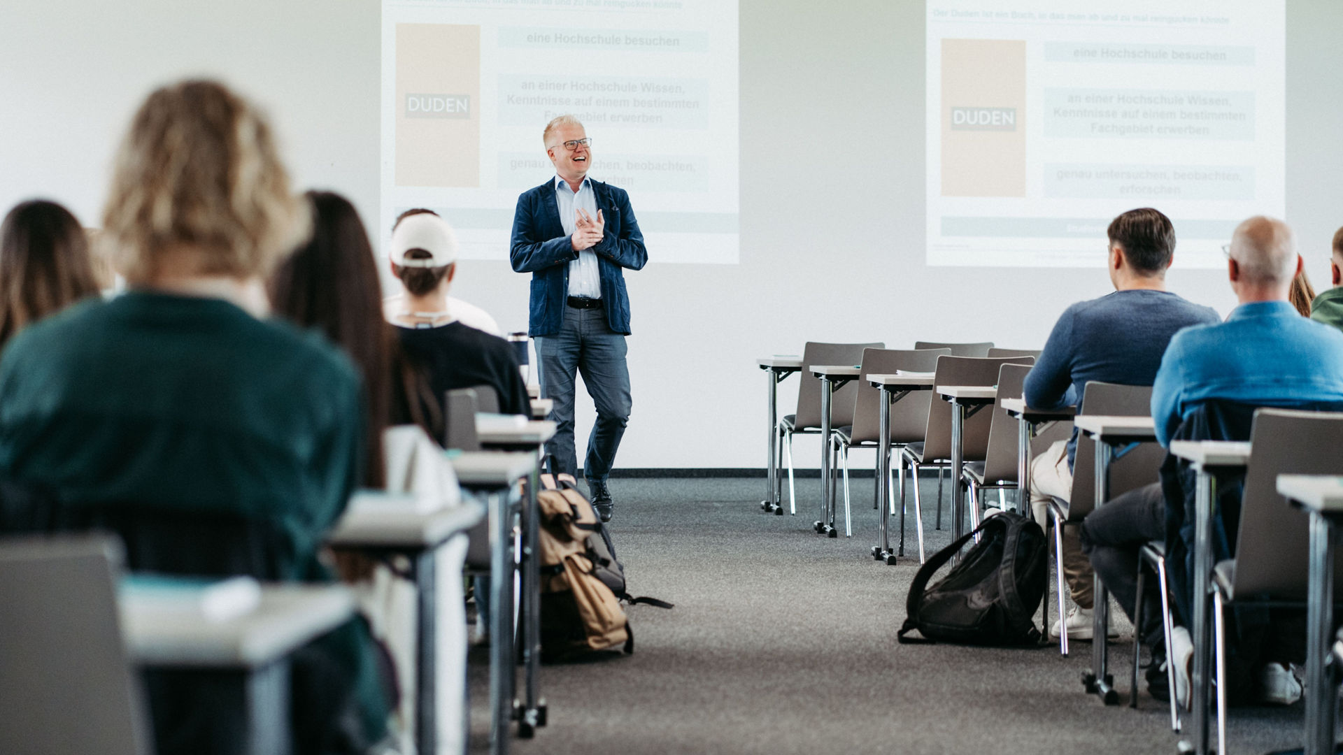 Im zehnten Jahr wurden viele neue Studierende an der FOM Hochschule in Münster begrüßt.