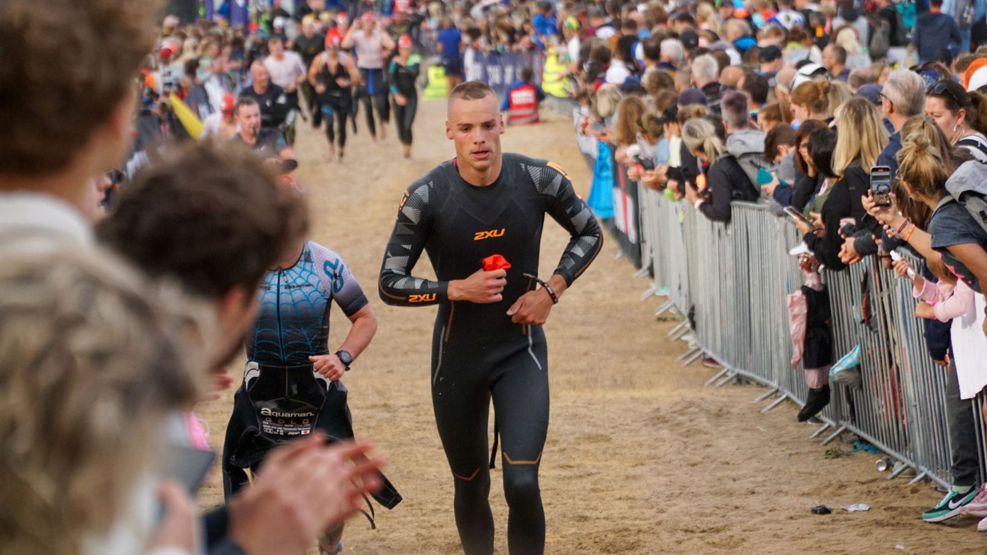 Till Steuber, FOM Student, Kassel, beim Ironman in Frankfurt