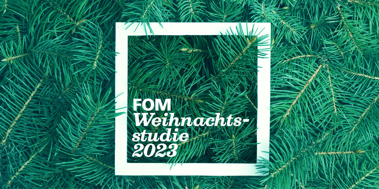 Wie viel Geld geben die Menschen für die Weihnachtsgeschenke aus? Das untersucht die FOM Weihnachtsstudie. (Grafik: FOM)